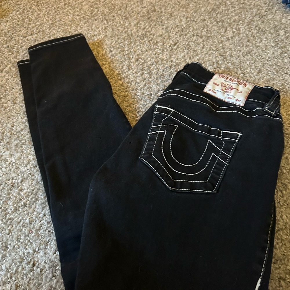True Religion Women's Dark Skinny Jeans